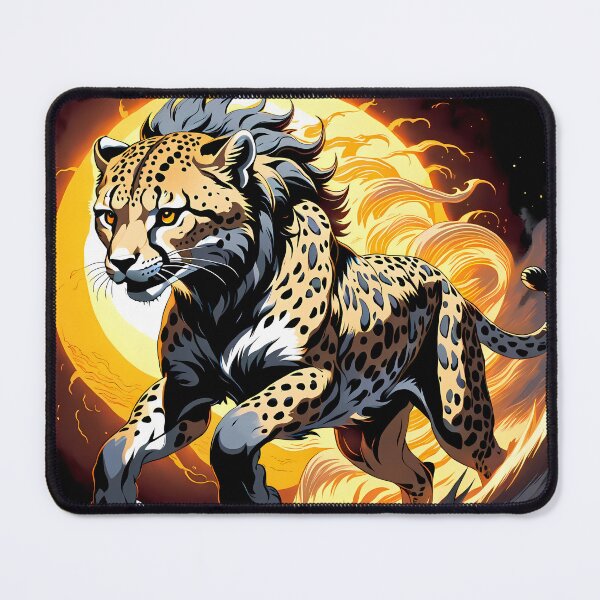 Item preview, Hybrid Cheetah and Sun, Ai Generated Art designed and sold by ACC .