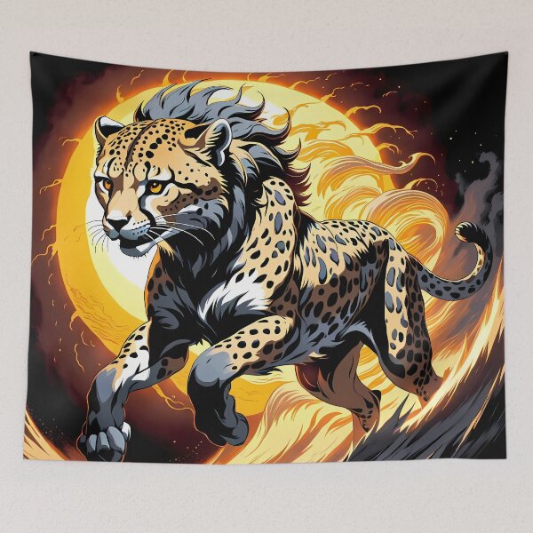 Item preview, Hybrid Cheetah and Sun, Ai Generated Art  designed and sold by ACC .