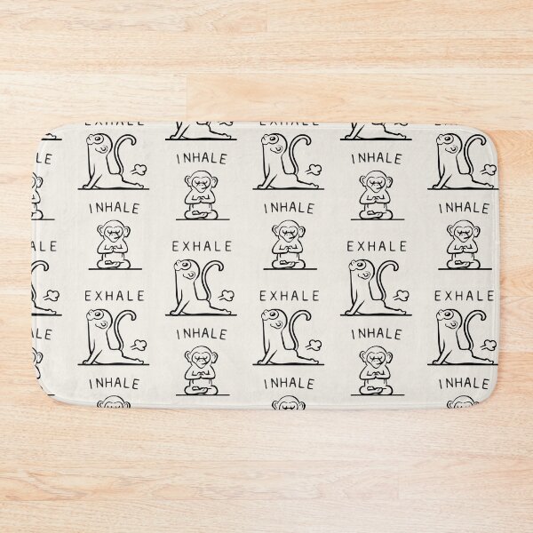 Item preview, Inhale Exhale Monkey designed and sold by Huebucket.