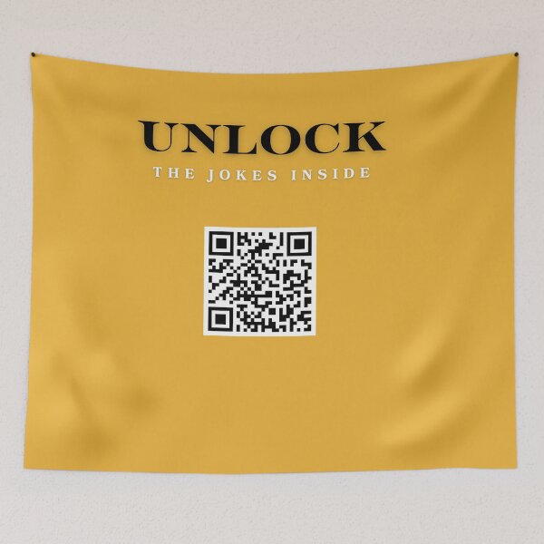 Item preview, Unlock the Jokes inside - QR code designed and sold by HSJdesignseu.