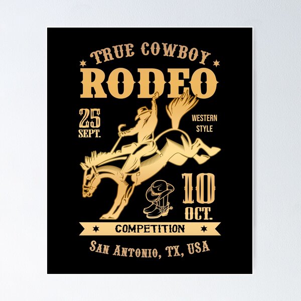 Item preview, Vintage Rodeo True Cowboy West designed and sold by franktact.