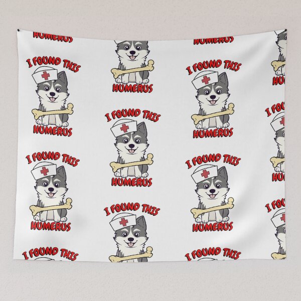 Item preview, Funny Husky is a nurse with a joke designed and sold by Pet Station.