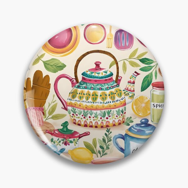 Item preview, A vibrant mix of kitchenware pattern designed and sold by Haji  Kamora.