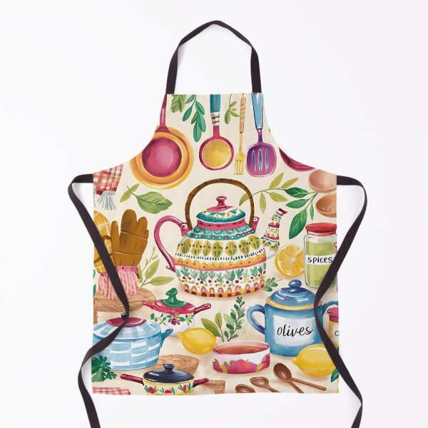 Item preview, A vibrant mix of kitchenware pattern designed and sold by Haji  Kamora.