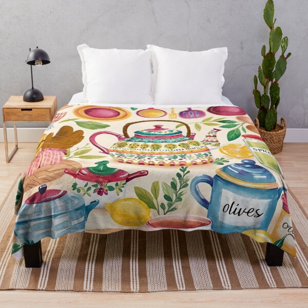 Item preview, A vibrant mix of kitchenware pattern designed and sold by Haji Kamora.