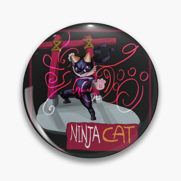 Item preview, NINJA CAT v1 designed and sold by DroidMonkey.