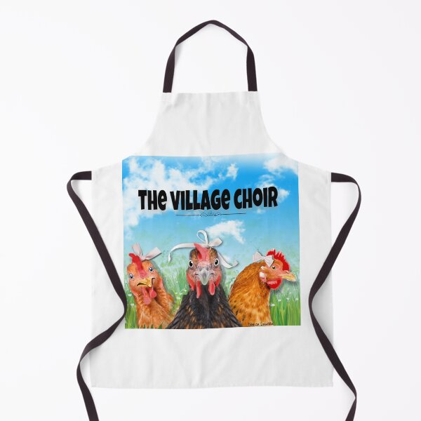 Item preview, Chickens make up this village choir designed and sold by AcadianLady.