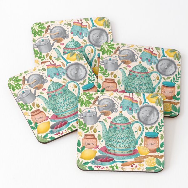 Item preview, A vibrant mix of kitchenware pattern designed and sold by Haji  Kamora.