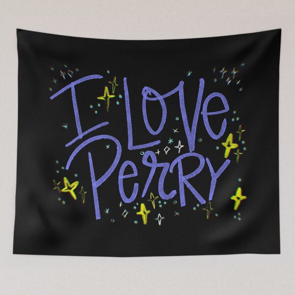 Item preview, I LOVE PERRY NAME PURPLE designed and sold by GIVENGRACE.ART.