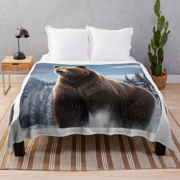Item preview, Brown Bear in the Forest at Winter designed and sold by TGAL2.
