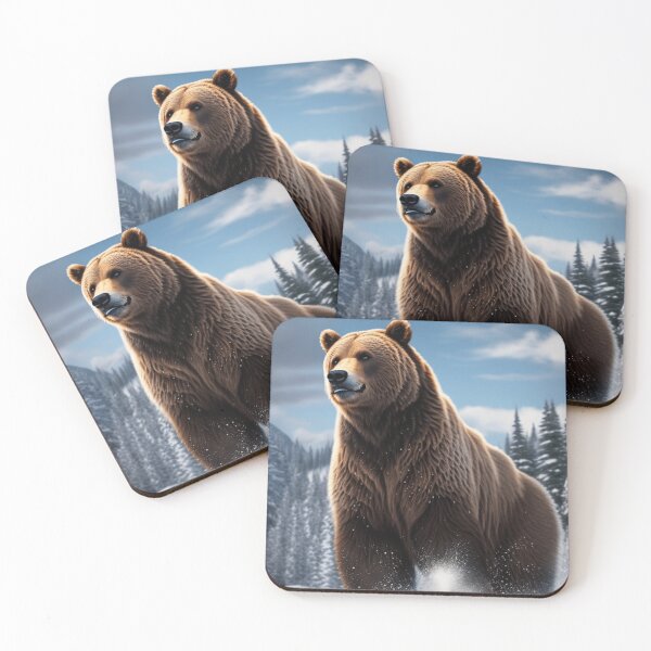 Item preview, Brown Bear in the Forest at Winter designed and sold by TGAL2.