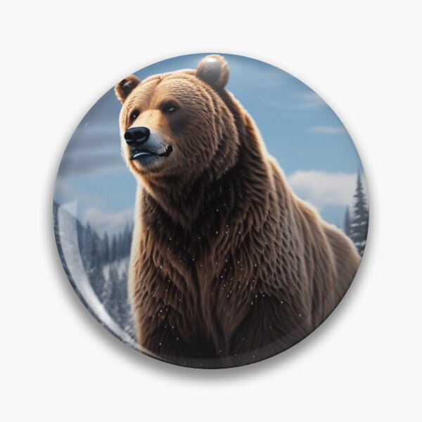 Item preview, Brown Bear in the Forest at Winter designed and sold by TGAL2.