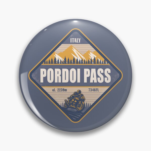 Artikelvorschau, Pordoi Pass Italien Motorradfahren Berg Design entworfen und verkauft von CynthiaGraphics.