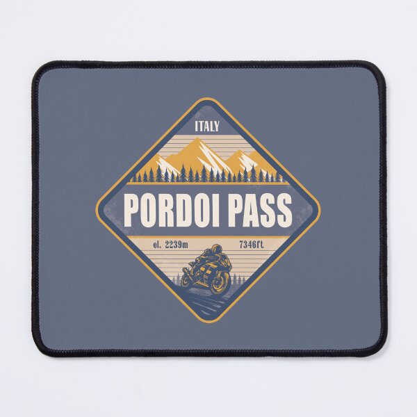 Item preview, Pordoi Pass Italy Motorcycling Mountain Design designed and sold by CynthiaGraphics.