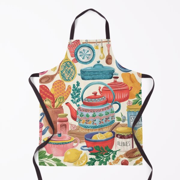 Item preview, A vibrant mix of kitchenware pattern designed and sold by Haji  Kamora.