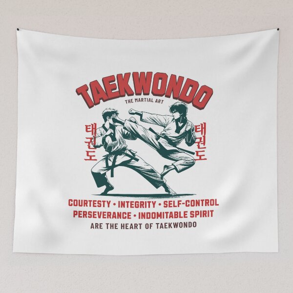 Item preview, Five tenets of Taekwondo designed and sold by Aura Artistic.