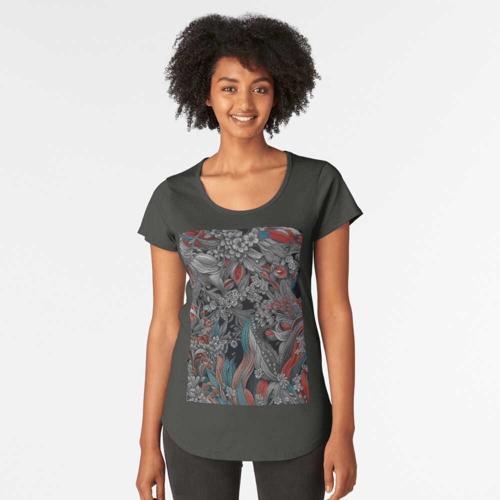 Aperçu de l'œuvre T-shirt premium échancré créée et vendue par oduchossoir.