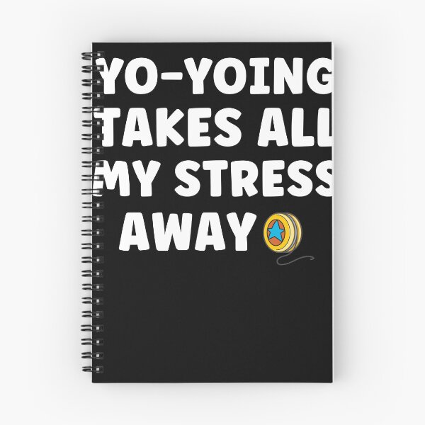 Item preview, Yo-Yoing Takes all my Stress Away Yoyoing Funny designed and sold by BlueBerry-Pengu.