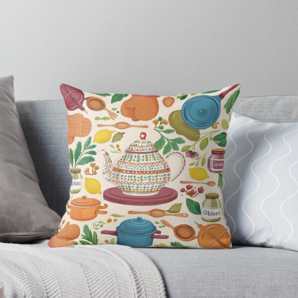 Item preview, A vibrant mix of kitchenware pattern designed and sold by Haji  Kamora.