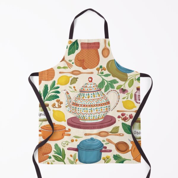 Item preview, A vibrant mix of kitchenware pattern designed and sold by Haji  Kamora.