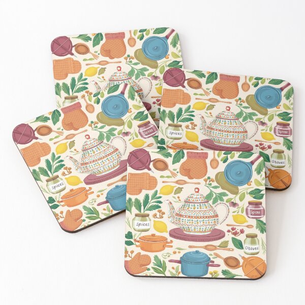 Item preview, A vibrant mix of kitchenware pattern designed and sold by Haji  Kamora.