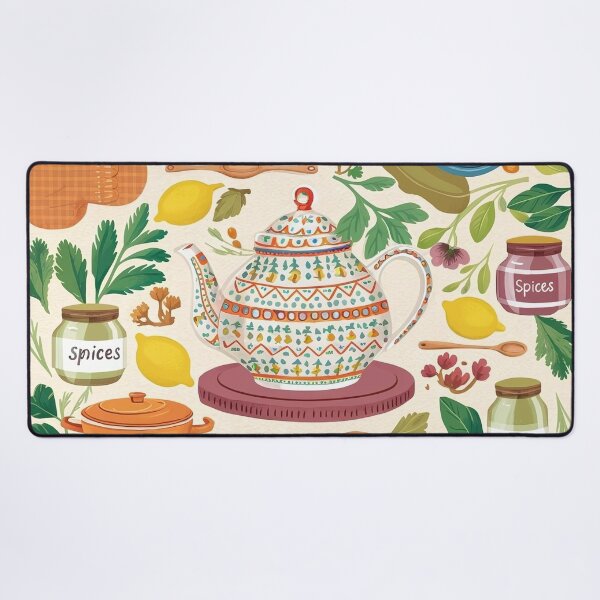 Item preview, A vibrant mix of kitchenware pattern designed and sold by Haji  Kamora.