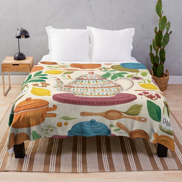 Item preview, A vibrant mix of kitchenware pattern designed and sold by Haji  Kamora.