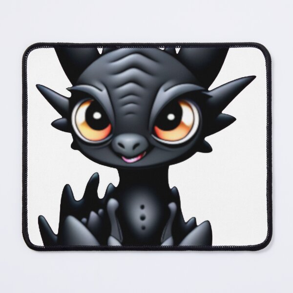 Item preview, Cute Kawaii Black Dragonling  designed and sold by Jatwaa.
