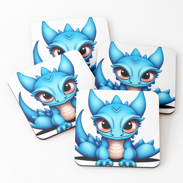 Item preview, Cute Kawaii Blue Dragonling  designed and sold by Jatwaa.