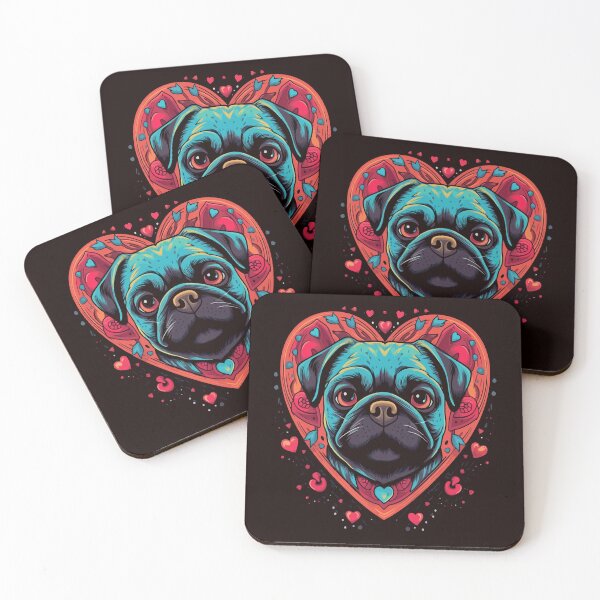 Item preview, Pug Valentine designed and sold by creativellashop.