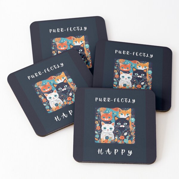 Item preview, Cats Purr-Fectly happy designed and sold by JackFreestone.
