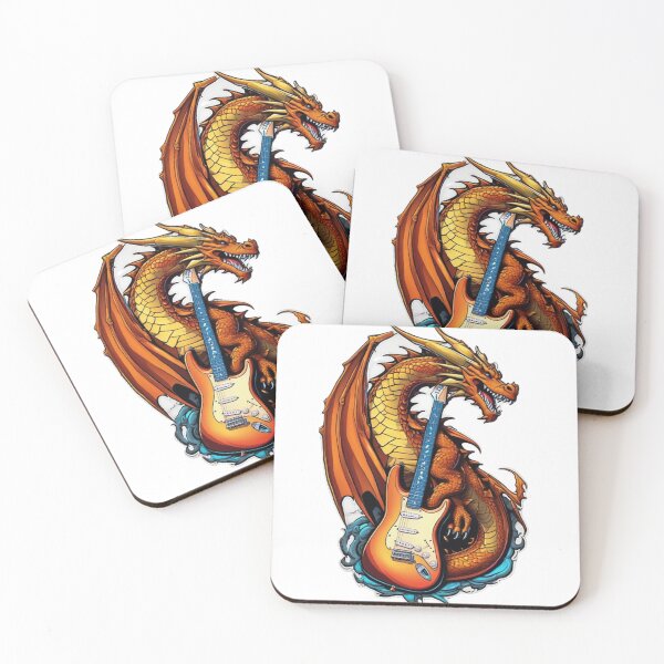 Item preview, Dragon and Guitar designed and sold by Canan Topantas.