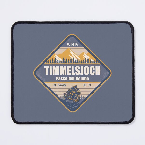 Item preview, Timmelsjoch Austria-Italy Motorcycling Mountain Design designed and sold by CynthiaGraphics.