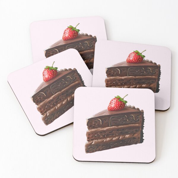 Item preview, Slice of chocolate cake designed and sold by sakurashorty.