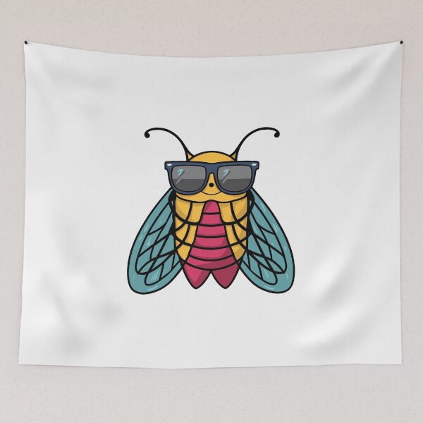 Item preview, Cicada with sunglasses designed and sold by MaateoDesign.