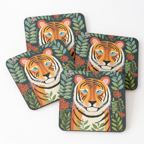 Item preview, Tiger Forest Jungle designed and sold by colorissimo.