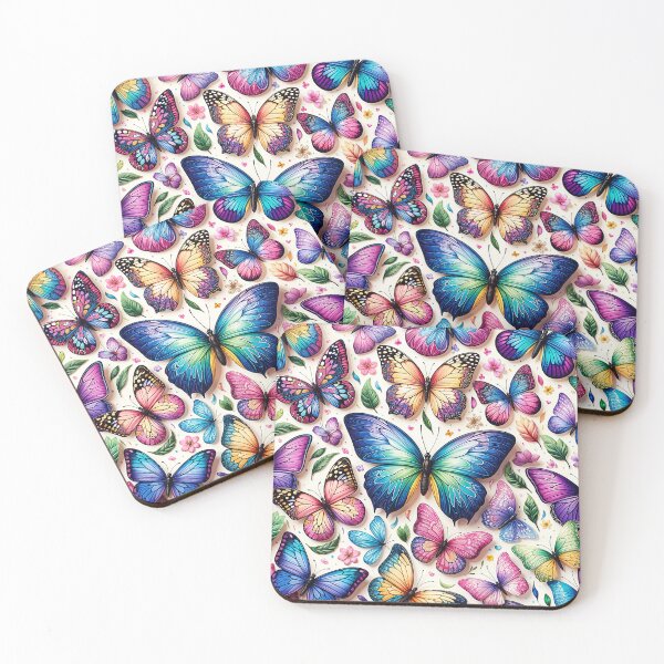 Item preview, "Butterfly Kaleidoscope: A Burst of Colorful Realism" designed and sold by MindVibe.