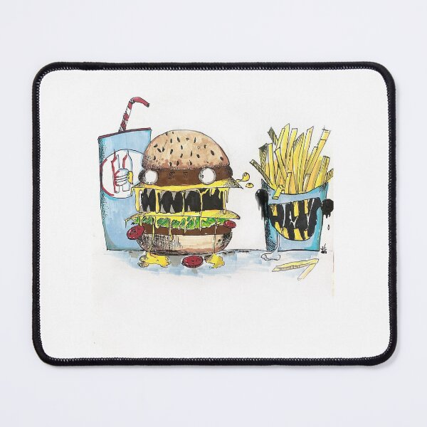 Item preview, A monster burger with a side of beastly fries! designed and sold by mrcolaguy.
