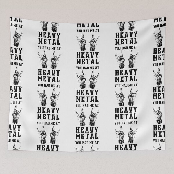 Item preview, You Had Me at Heavy Metal: Metalheads Horns Up! designed and sold by impressionofmel.