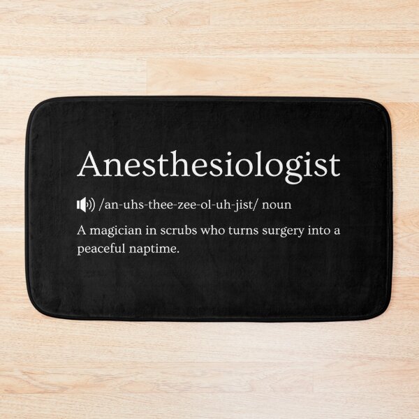 Item preview, Anesthesiologist Funny Definition: Gift for Coworker, Friend or Special Someone | From Anaesthesia to Surgery - A Humorous Tribute to the Anesthesiologist's Universe |  designed and sold by BrooklynRhodes.