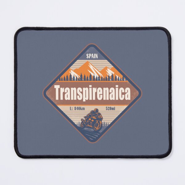 Item preview, Transpirenaica Road GR 11 Spain Motorcycling Mountain Design designed and sold by CynthiaGraphics.