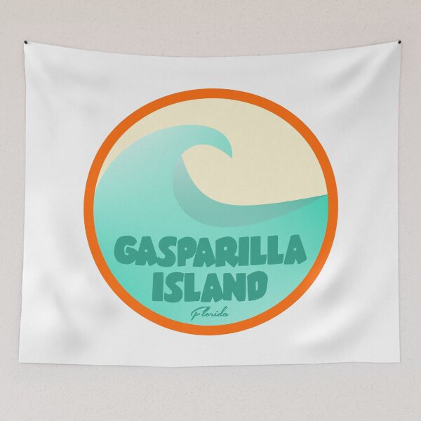 Item preview, Gasparilla Island Florida Retro designed and sold by bivenart.