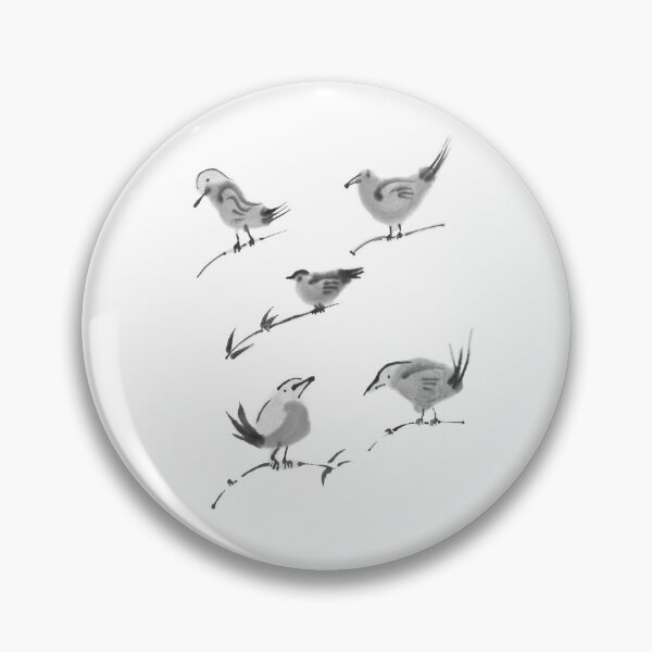 Item preview, Sumi-e Birds designed and sold by nateheins.