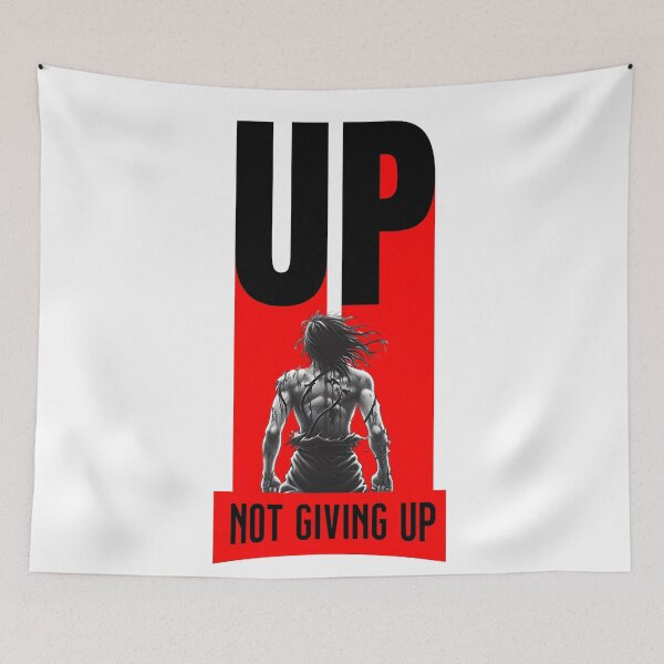 Item preview, UP - NOT GIVING UP designed and sold by Animetal-Shop.