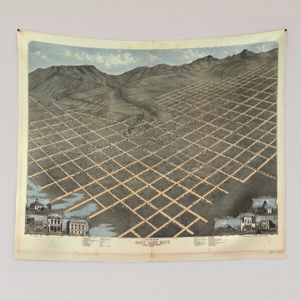 Item preview, Salt Lake City, Utah (1870) designed and sold by allhistory.