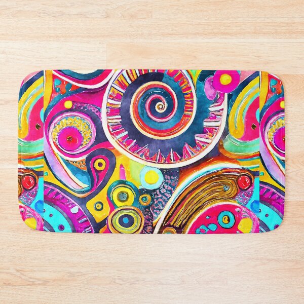 Item preview, LL Dreams Artistic Multi-Colored Pattern 17 designed and sold by LLdreams.