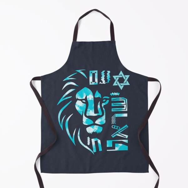 Item preview, lion Am Israel Chai - Tie dye light blue designed and sold by OMdesign10.