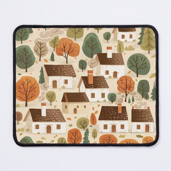 Item preview, Autumn village pattern. designed and sold by Haji  Kamora.