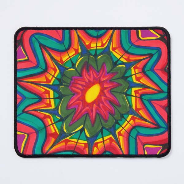 Item preview, Multicolored Kaleidoscopic Flower Star designed and sold by artofkathleen.