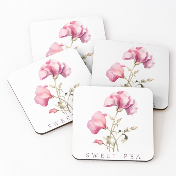 Item preview, Lovely Sweet Pea Watercolor Flowers designed and sold by FernLiz.